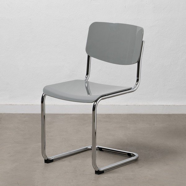 Сиви трапезни столове в комплект от 4 бр. Chrome – Ixia-image-2