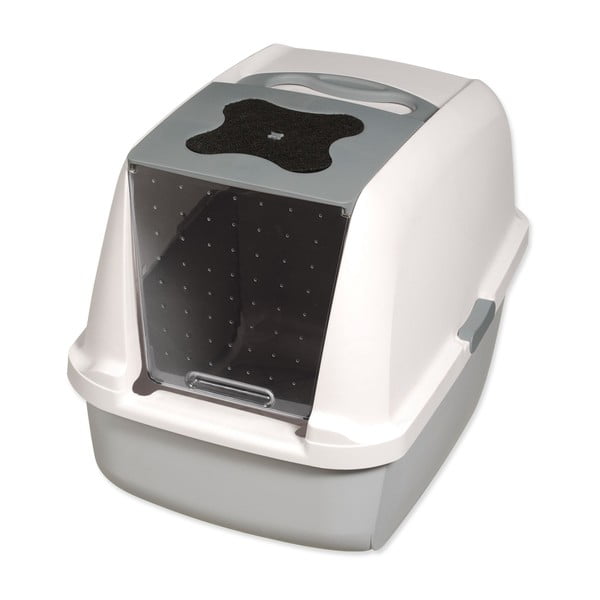 Кутия за котешка тоалетна в бяло и сиво 57x39 cm Cat It - Plaček Pet Products