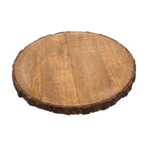 Дървена дъска за сервиране ø 39 cm Манго - Orion