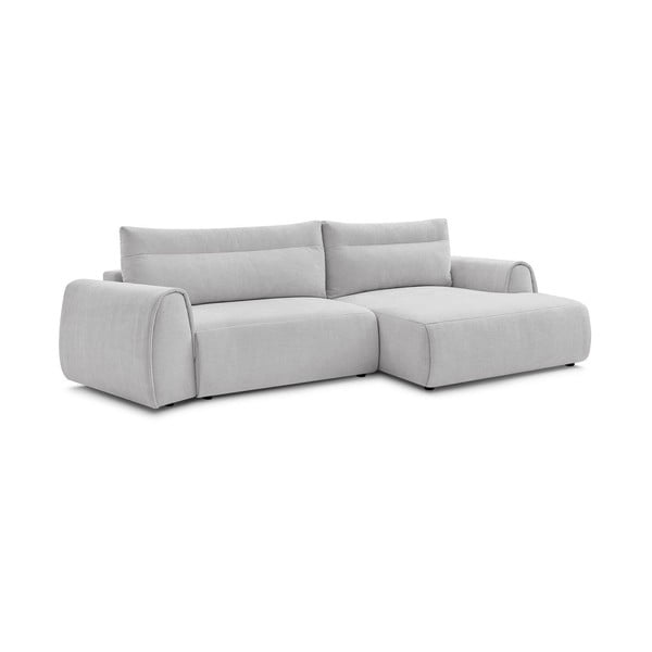Светлосив ъглов диван Aden – Bobochic Paris-image-3