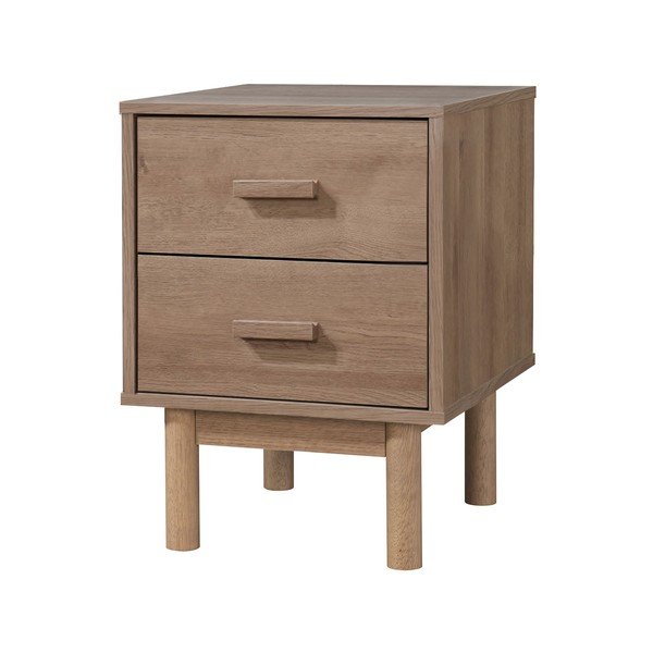 Нощно шкафче от декор от дъб  в естествен цвят Melanie – Støraa-image-2