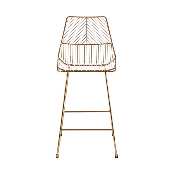 Метален бар стол в златист цвят District – Premier Housewares-image-2