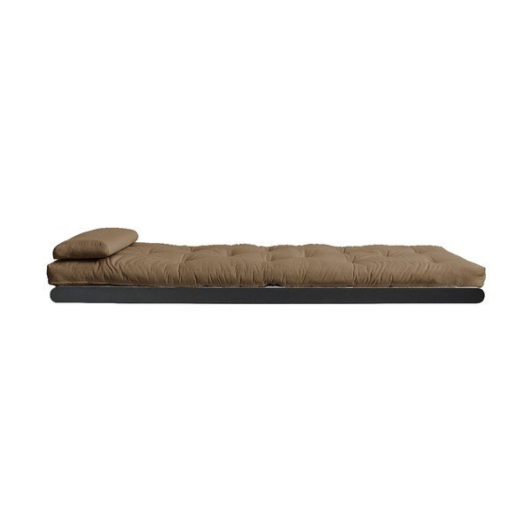 Двуместен променлив стол за отдих Figo Black/Mocca - Karup Design-image-2