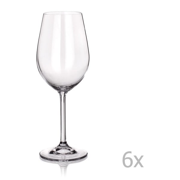 Sada 6 sklenic na bílé víno Banquet Degustation