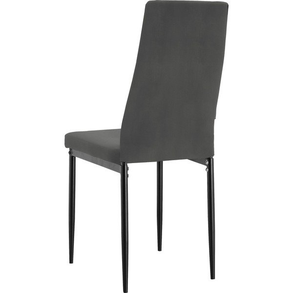 Черен трапезен стол от имитация на кожа Kelly – Støraa-image-3