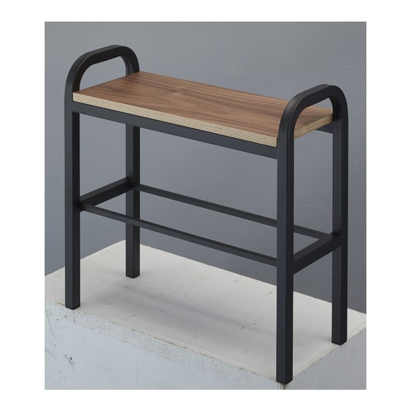 Метална етажерка за обувки в черно-натурален цвят Tower - YAMAZAKI-image-2