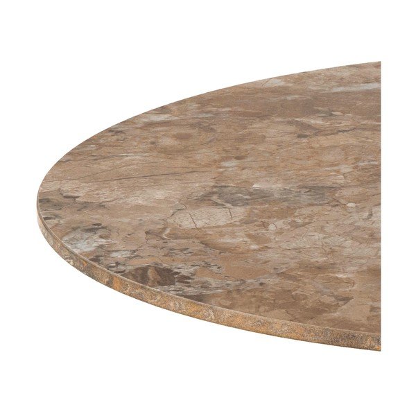 Кафява кръгла масичка за кафе с керамичен плот ø 60 cm Malta – Actona-image-3