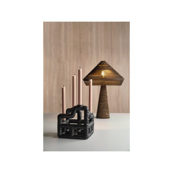 Черна настолна лампа (височина 54 cm) Alk – Villa Collection-image-4