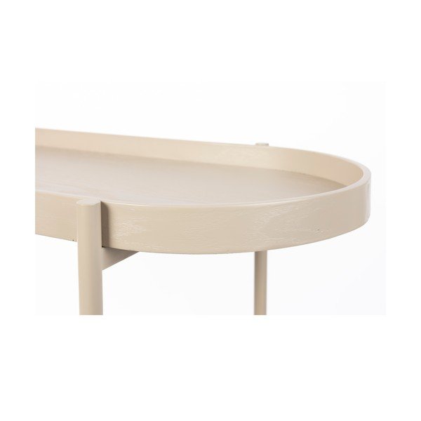 Бежова конзолна маса 39x85 cm Amaya – White Label-image-4