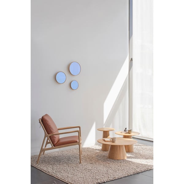 Кръгла странична масичка от масивен дъб ø 55 cm Mushroom – Gazzda-image-1