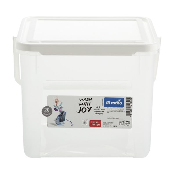 Пластмасова кутия за съхранение с капак - Rotho-image-3