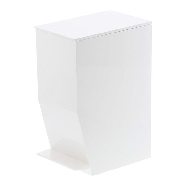 Бяло пластмасово кошче за боклук с педал 3,9 l Tower – YAMAZAKI