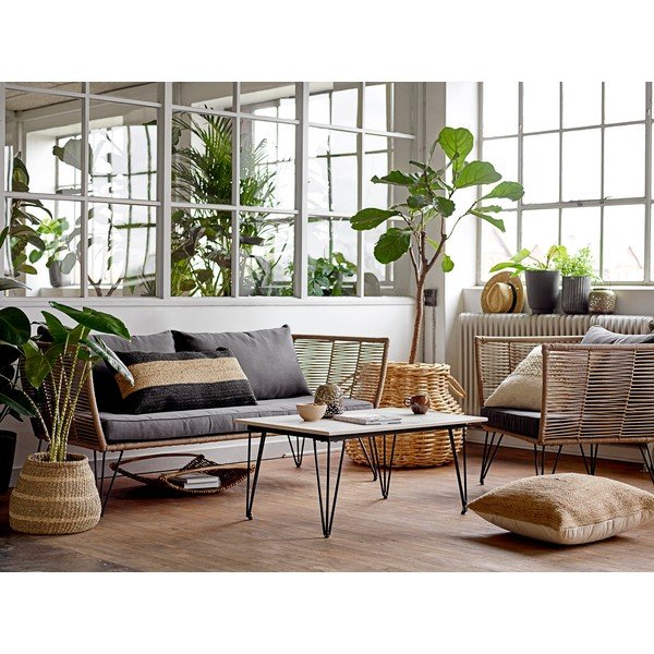Метална градинска масичка за кафе 60x90 cm Mundo – Bloomingville-image-1