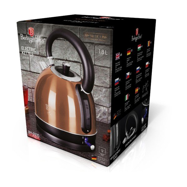 Електрическа кана 1,8 л Rosegold Metallic Line - BerlingerHaus-image-2