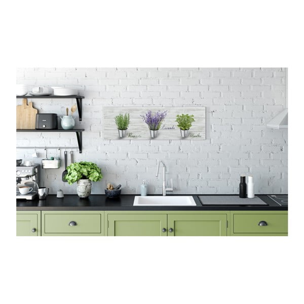 Картина на платно "Билки", 27 x 75 cm Shabby - Styler-image-1