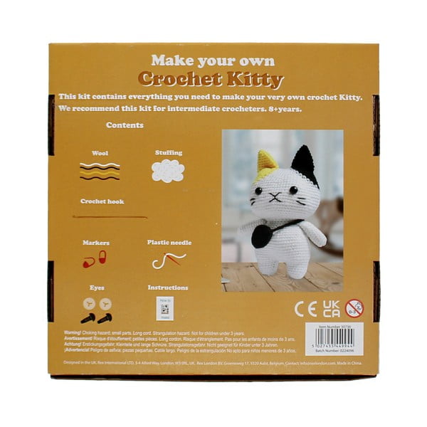 Творчески комплект от DIY Crochet Cat – Rex London-image-4