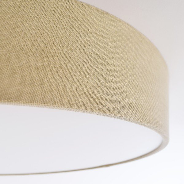 Бежово LED осветително тяло за таван ø 60 cm - SULION-image-1