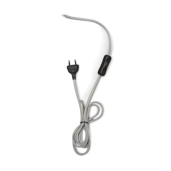 Настолна лампа със светлосив абажур и конструкция от рециклирано стъкло Мурано, ⌀ 47 cm - Good&Mojo-image-3