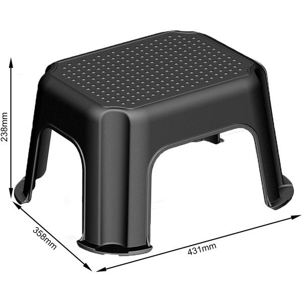 Черно стъпало Basic - Rotho-image-3