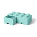 Ментовозелена кутия за съхранение с две чекмеджета - LEGO®