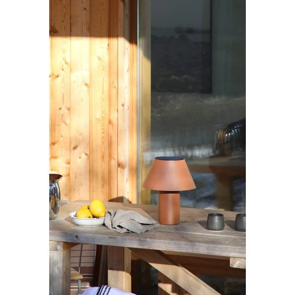 LED настолно затъмняващо се външно осветително тяло със соларен панел/с USB ø 25 cm Vivo – Markslöjd-image-3