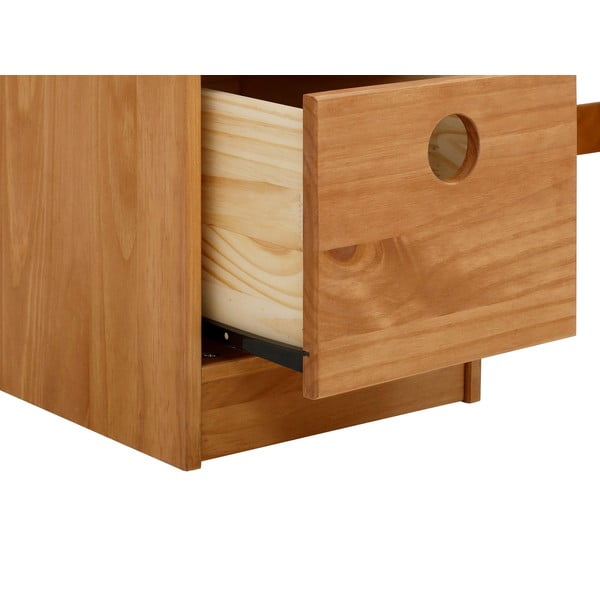 Работна маса от масивен бор 50x100 cm Alpi – Støraa-image-3