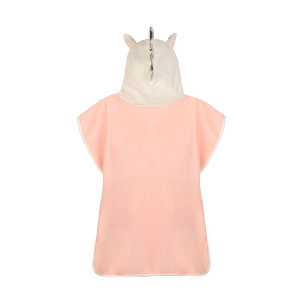 Розово памучно детско пончо Lola – Good Morning