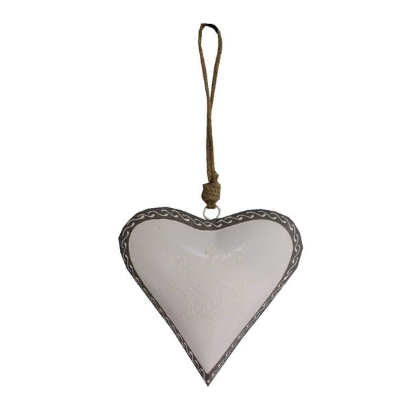 Декорация за окачване във формата на сърце Light Heart, 20 cm - Antic Line