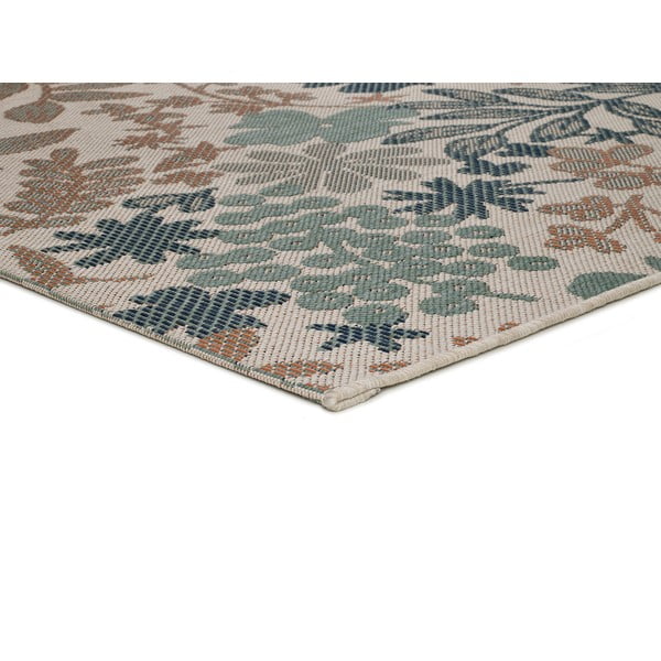 Бежово-зелен открит килим Флорален, 77 x 150 cm - Universal-image-2