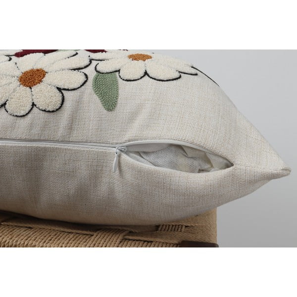 Ленена декоративна възглавница 43x43 cm Papatya – Mioli Decor-image-4