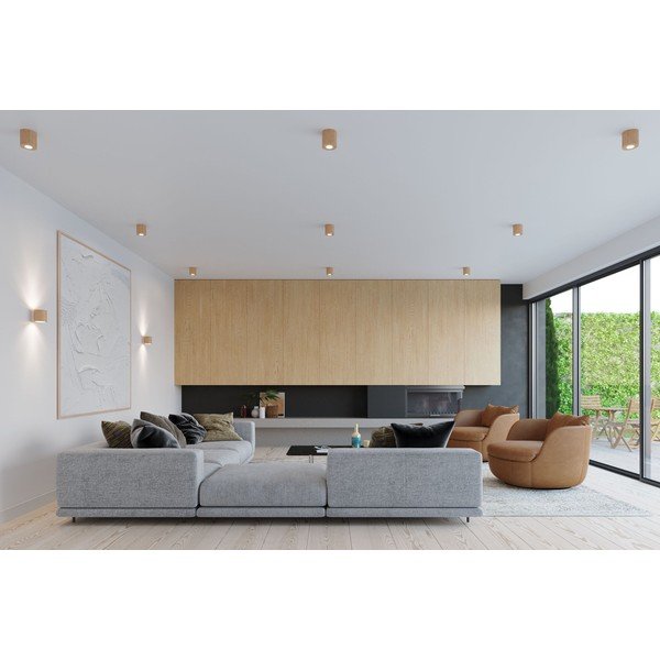 Дървена стенна лампа Roda - Sollux-image-4