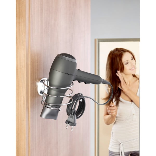 Самоносеща закачалка за сешоар Turbo-Loc, товароносимост до 40 кг - Wenko-image-3