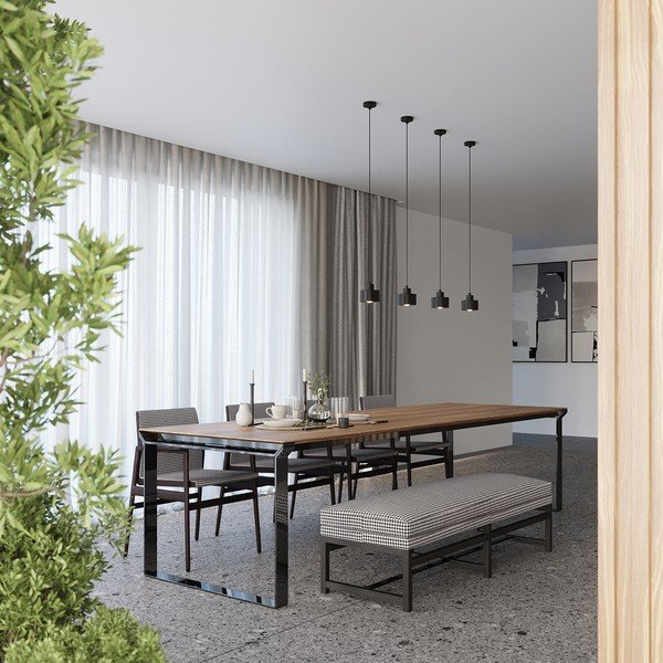 Черна висяща лампа ø 12 cm Alastro - Sollux-image-2