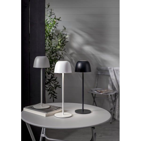 Сива LED настолна лампа (височина 21,5 cm) Bobby – Star Trading-image-3