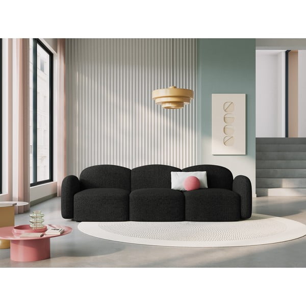 Черен диван 272 cm Blair - Micadoni Home-image-1