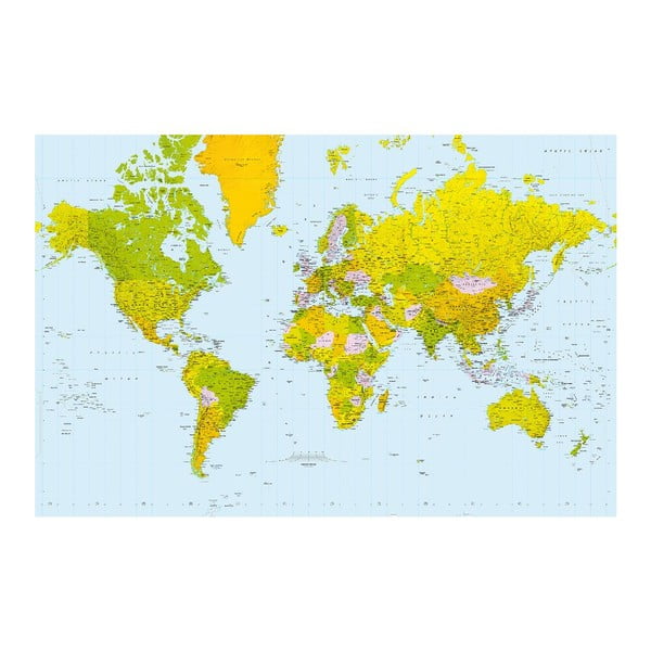 Maxi plakát The World Map, 175x115 cm