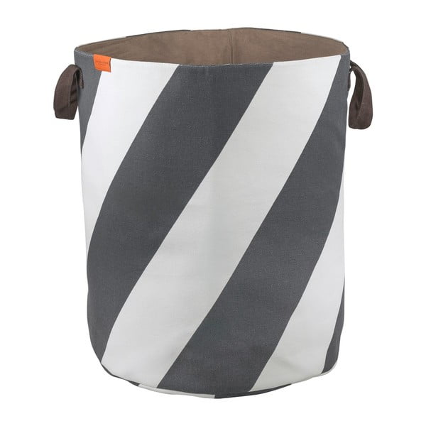 Сиво-кремав текстилен кош за пране 5 l Diagonal – Mette Ditmer Denmark-image-2