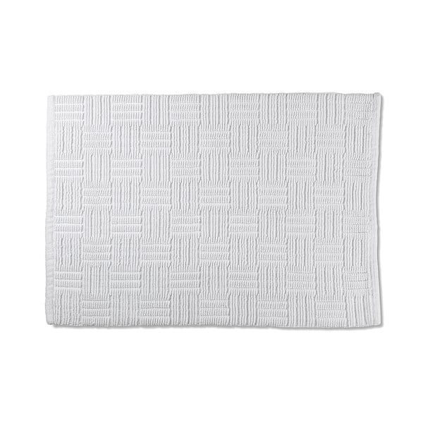 Бяла памучна постелка за баня , 50 x 80 cm Leana - Kela