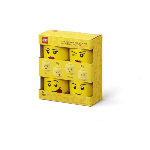 Пластмасови детски кутии за съхранение в комплект от 4 броя Multi-Pack - LEGO®-image-3