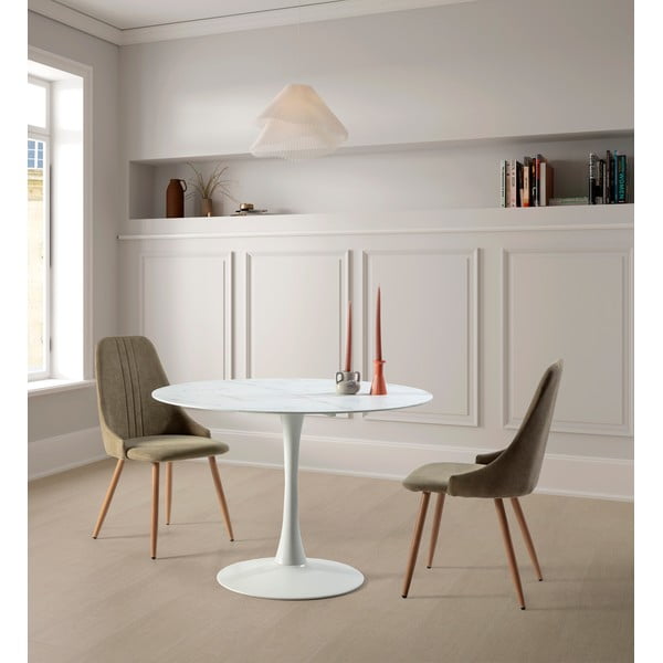 Кръгла трапезна маса ø 110 cm Ada – Marckeric-image-1