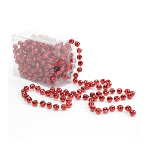 Декоративна червена верижка, дължина 5 м - Casa Selección Balls