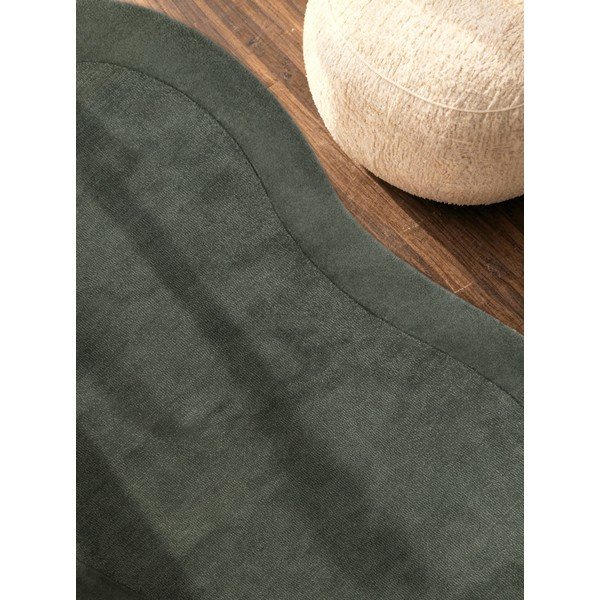 Тъмнозелен ръчно изработен килим със смес от вълна 125x200 cm Kari Organic – Villeroy&Boch-image-3