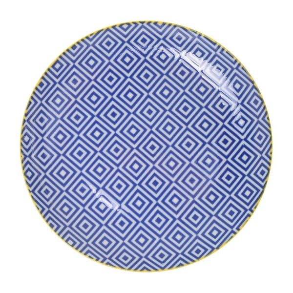 Porcelánový talíř Geometric No3, 16x2,1 cm