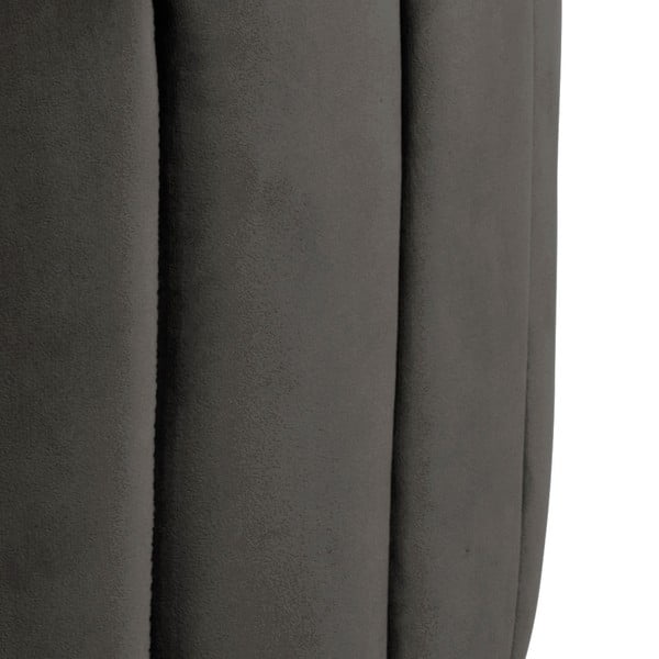Кафяво-сив кадифен пуф , ⌀ 60 cm Doria - Actona-image-3