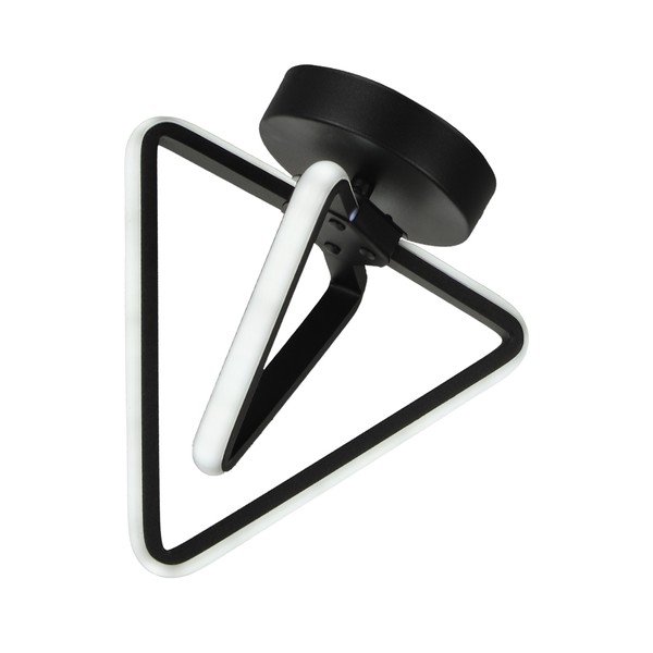 Черно метално LED осветително тяло за таван Baris – Squid Lighting-image-3