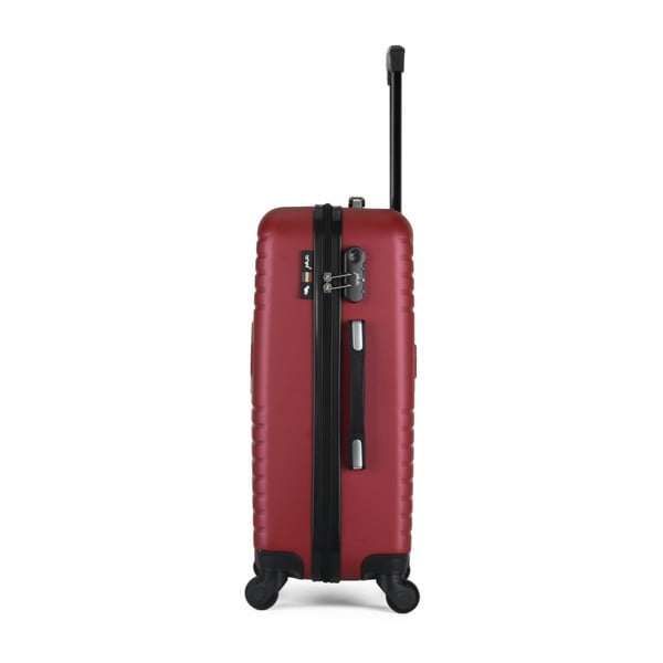 Tmavě vínový cestovní kufr na kolečkách GENTLEMAN FARMER Carro Valise Cabine, 36 l-image-3