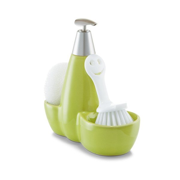 Zelený 3dílný set na mytí nádobí Zeller