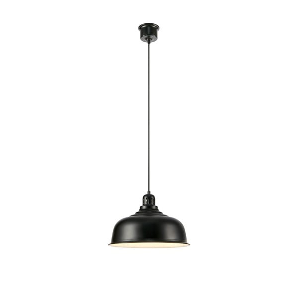 Черна висяща лампа с метален абажур 37x37 cm Port - Markslöjd