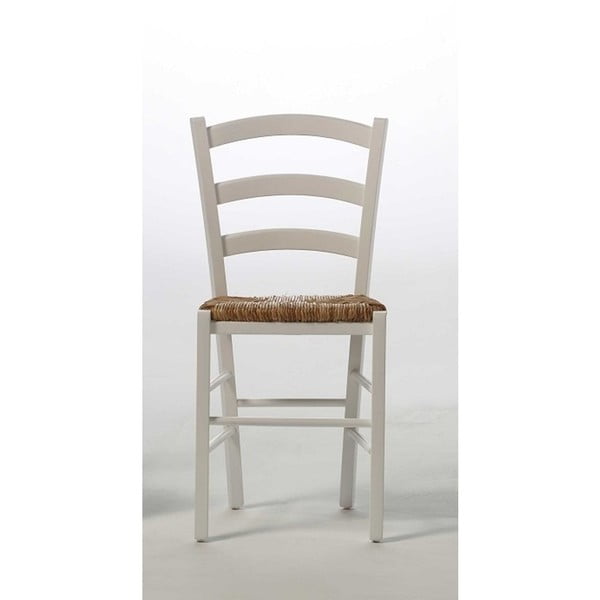 Bílá židle z borovicového dřeva SOB Palerma