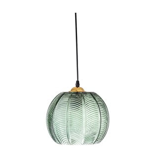 Зелено висящо осветително тяло със стъклен абажур ø 22 cm Adar – Bloomingville